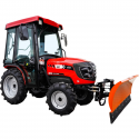 Cost of delivery: VST Fieldtrac 927D 4x4 - 24KM / CAB + straight snow plow SB1300 130 cm, hydraulic 4FARMER