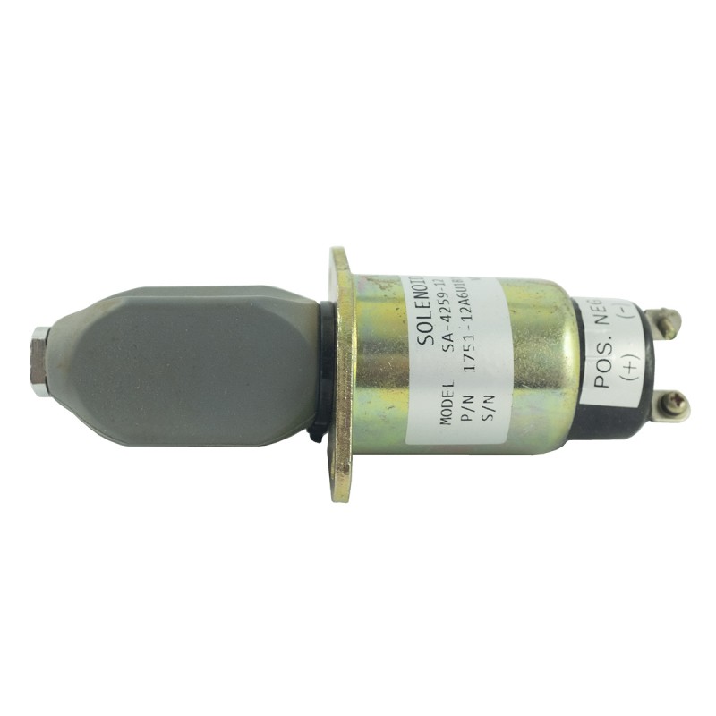 parts yanmar - Extinguishing coil Selenoid 12V / Kubota / 1751-12A6U1B1S5 / SA-4259-12