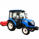 Cost of delivery: LS Tractor MT3.40 MEC 4x4 - 40 HP / CAB + flail mower EFGC 145D 4FARMER