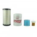 Cost of delivery: Set, set of filters for the LS Tractor XJ25 / 40223960 / 40049450 / 40056451 / 40007563