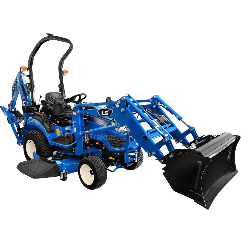 ls mt 125 - LS Tractor MT1.25 4x4 - 24.7 HP / TURF + LB1107 excavator + TUR LL1100 loader + LM1160 mower
