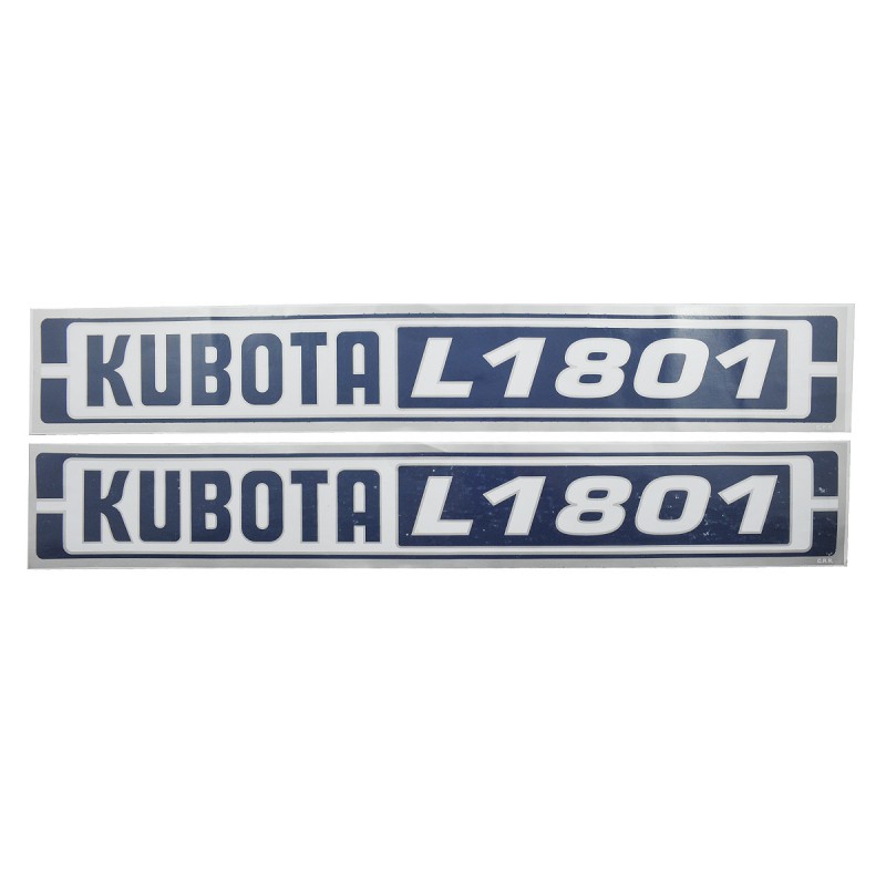 autocollants - Autocollants Kubota L1801 / 5-25-100-08