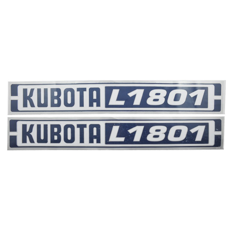 parts for kubota - Kubota L1801/5-25-100-08 stickers