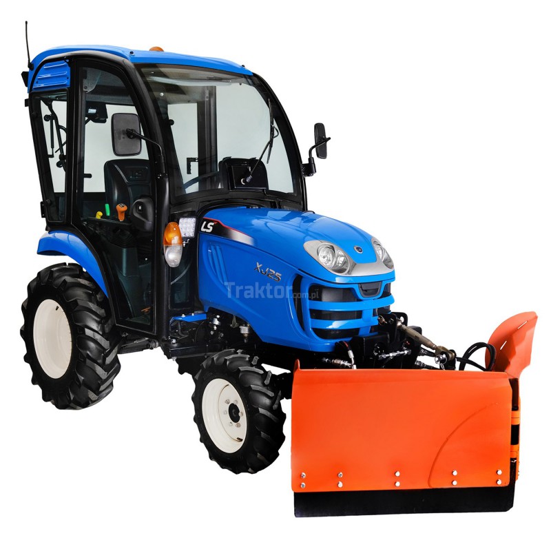 xj 25 - LS Tractor XJ25 MEC 4x4 - 24.4 HP / CAB + arrow snow plow 150 cm, hydraulic 4FARMER