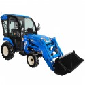 Cost of delivery: LS Tractor XJ25 MEC 4x4 - 24.4 HP / CAB + LS LL2101 front loader