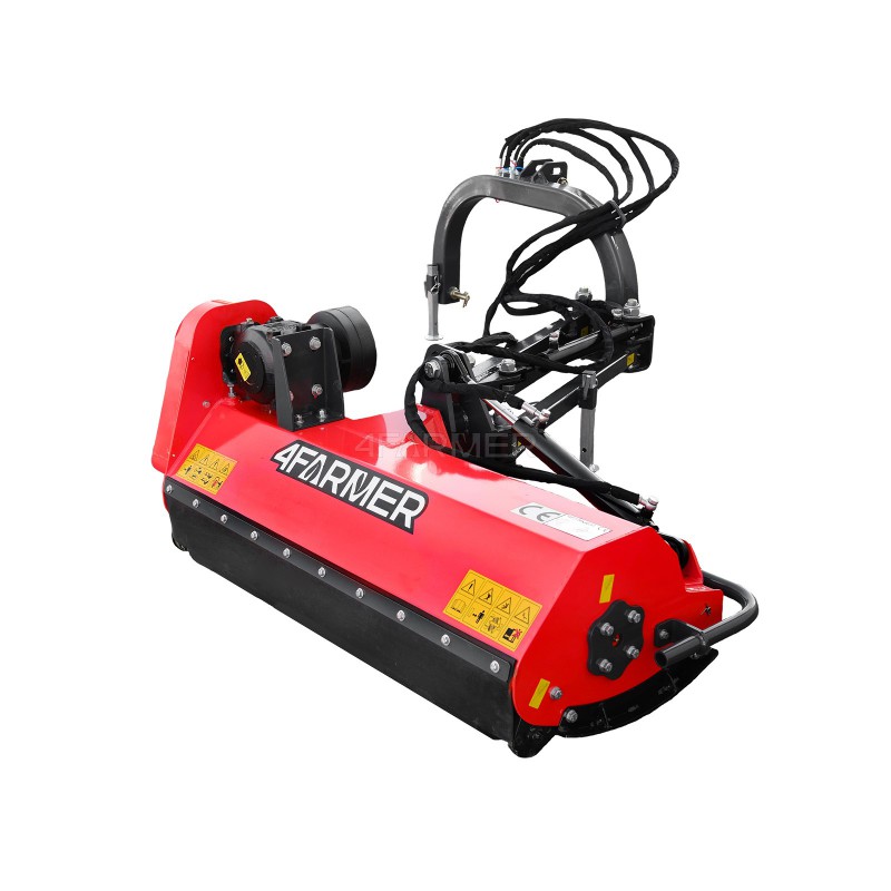 AGLK 125 4FARMER light flail mower on the boom red