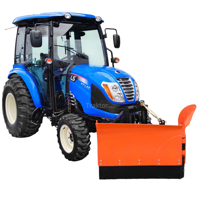 ls mt 340 - LS Tractor MT3.40 HST 4x4 - 40 KM / IND / CAB + pług do śniegu strzałkowy 200 cm, hydrauliczny 4FARMER
