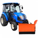Koszt dostawy: LS Tractor MT3.40 HST 4x4 - 40 KM / IND / CAB + pług do śniegu strzałkowy 200 cm, hydrauliczny 4FARMER