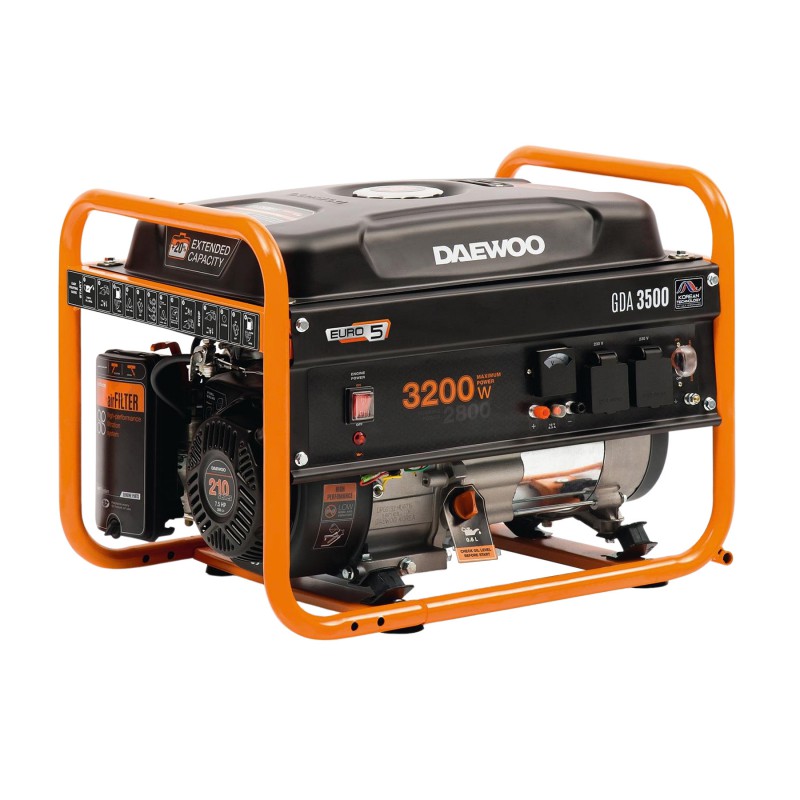 narzędzia ogrodnicze - Agregat prądotwórczy Daewoo GDA 3500