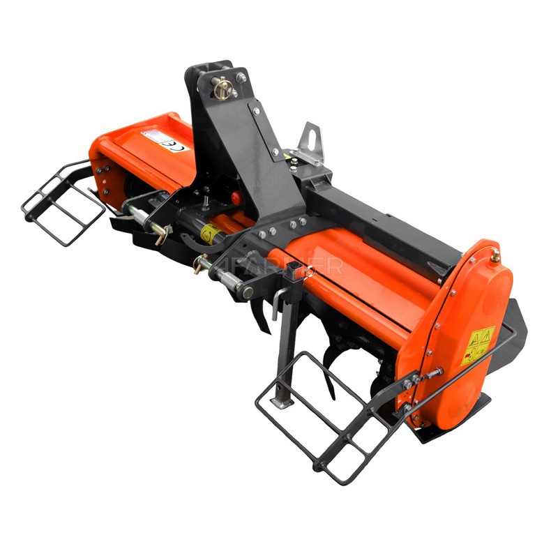 landwirtschaftliche maschinen - Leichte Motorhacke mit Verschiebung TLSK 125 4FARMER - orange