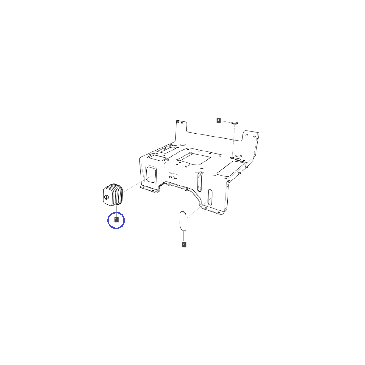 Soufflet anti-poussière M/SHIFT TRG870 n° 40007262 Ls Tracteur