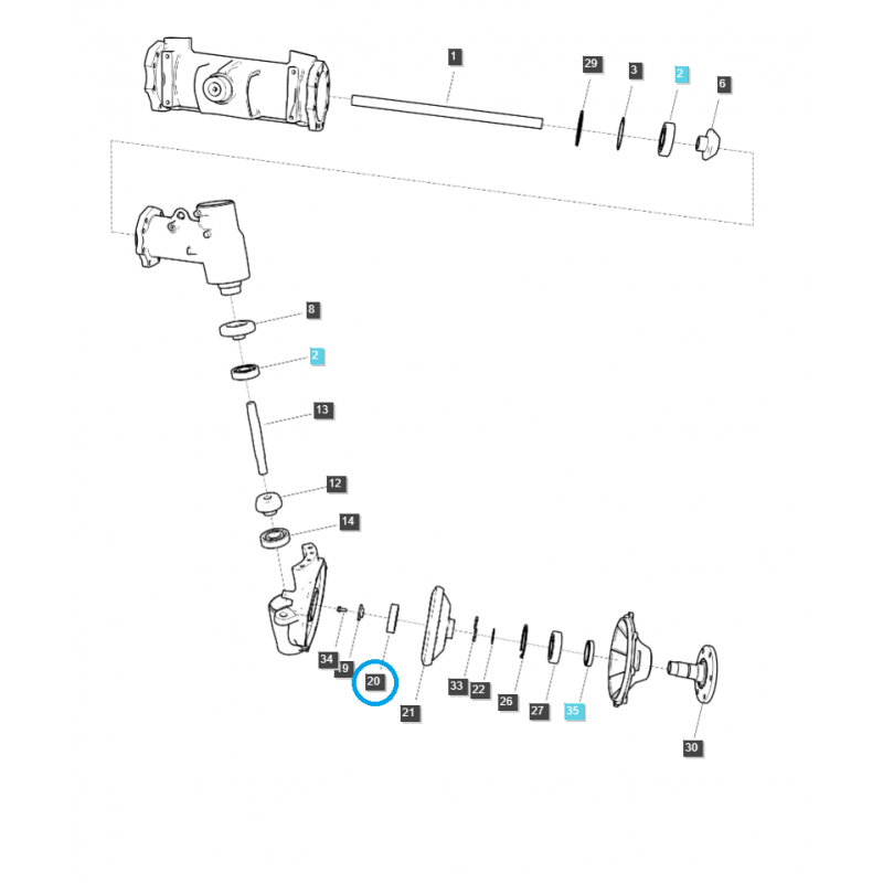 aspectos - Rodamiento de bolas A0863080H / Ls Tractor 40156162