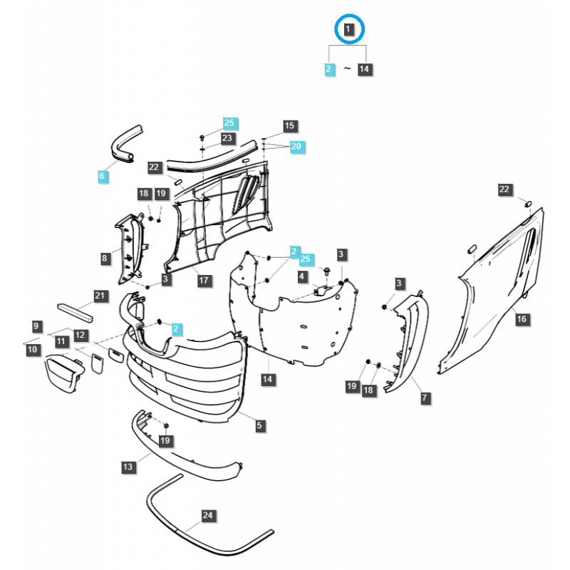 karosserieteile - Grill / TRG830 / LS Traktor / Nr. 40293128