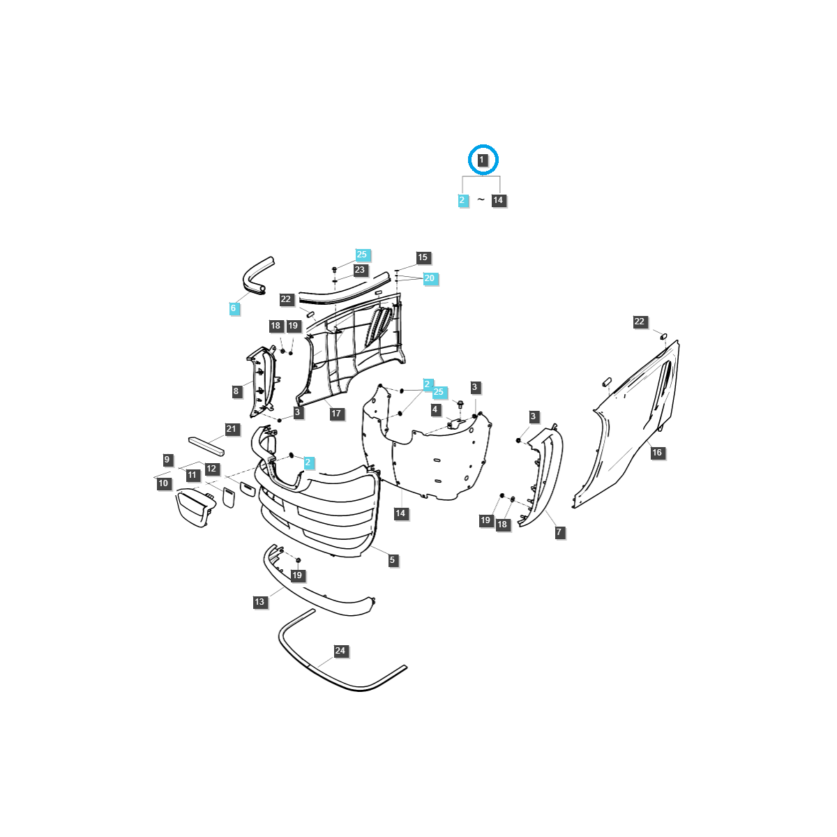 Grill / TRG830 / LS Traktor / Nr. 40293128