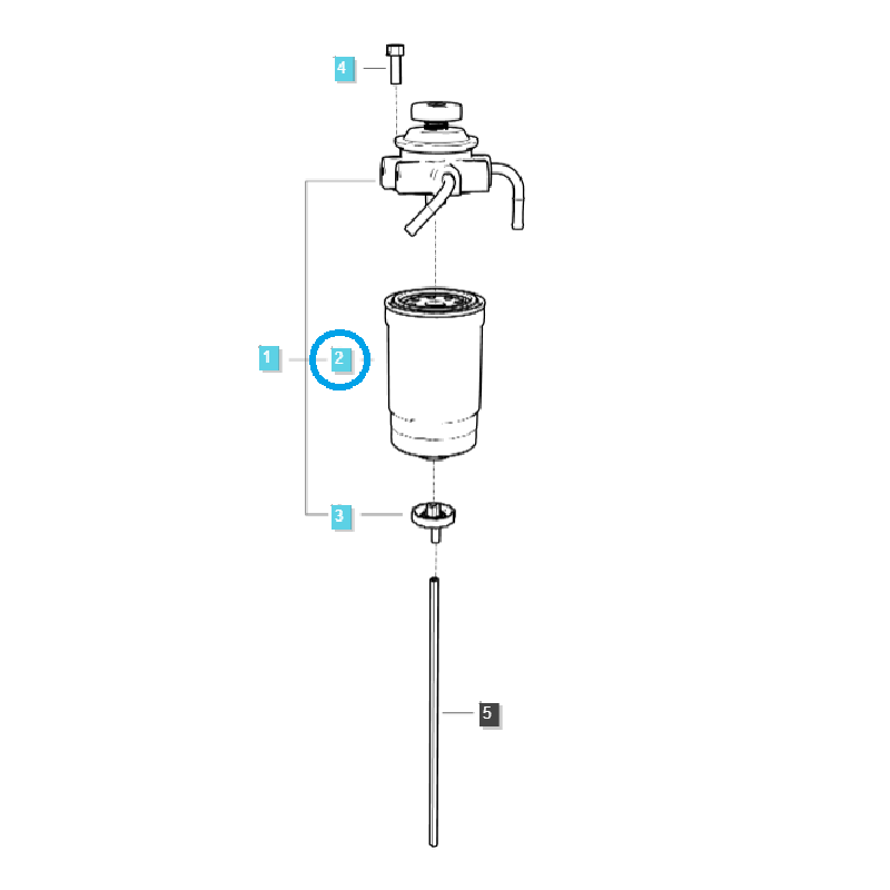 filtry paliwa - Wkład filtra paliwa / LS Tractor nr 40369073