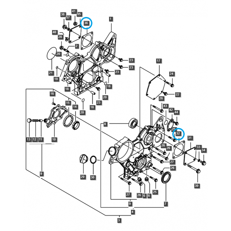 parts for ls - Pump Seal / LS Tractor Part 40355905