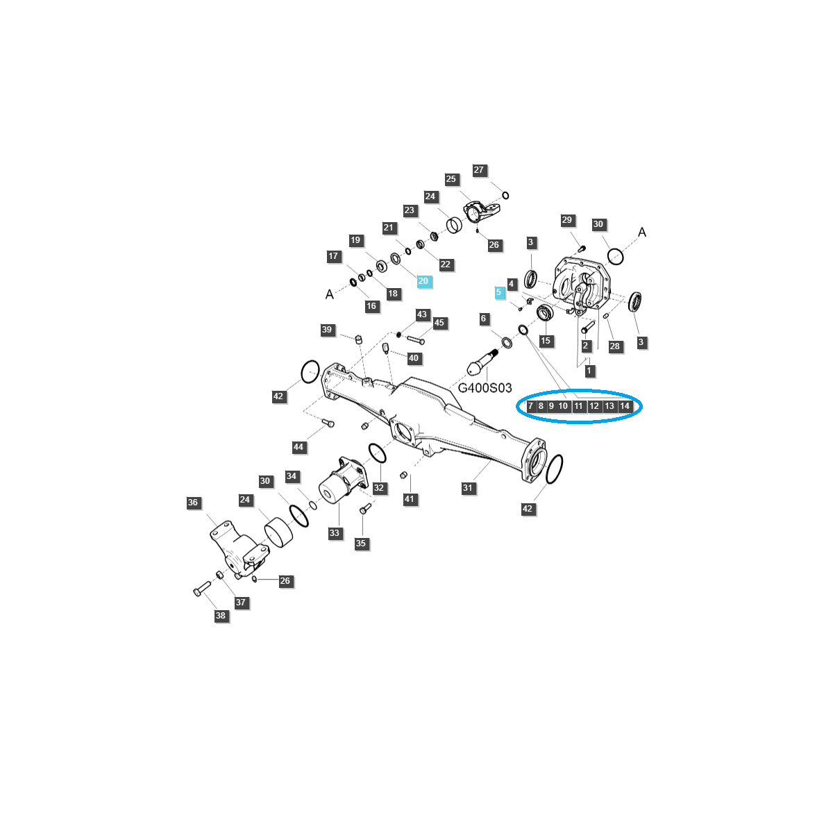 Distanzstück / LS Traktor / Nr. 40034852