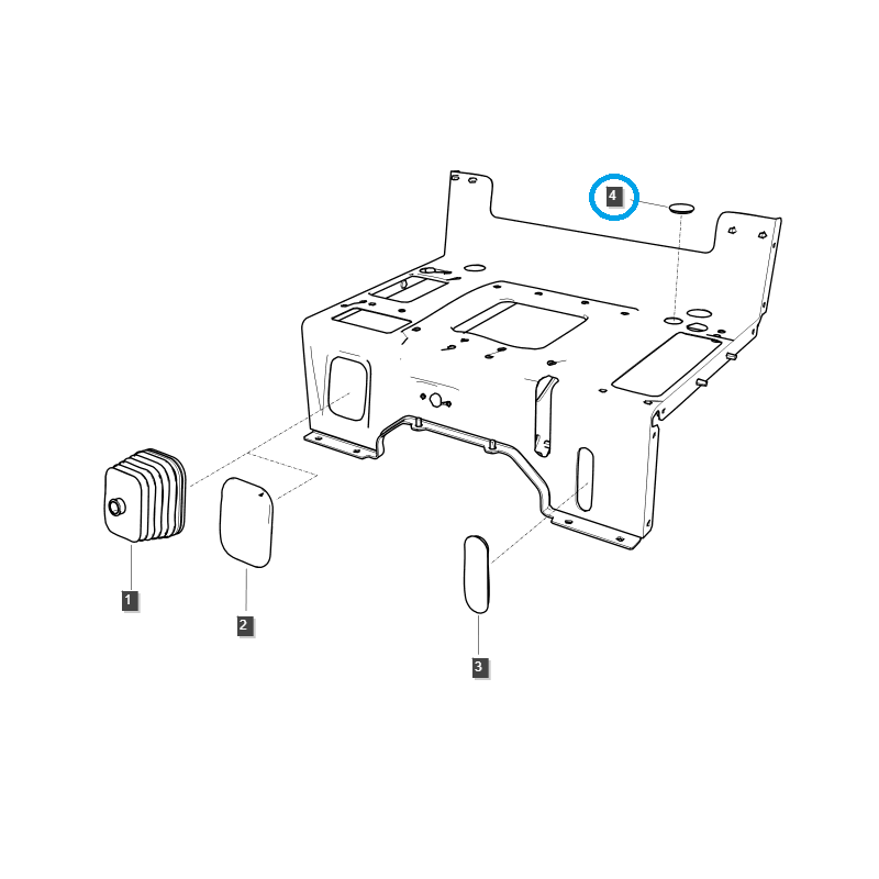 atrapy - Gumová krytka / TRG970 / LS Traktor / č. 40007455