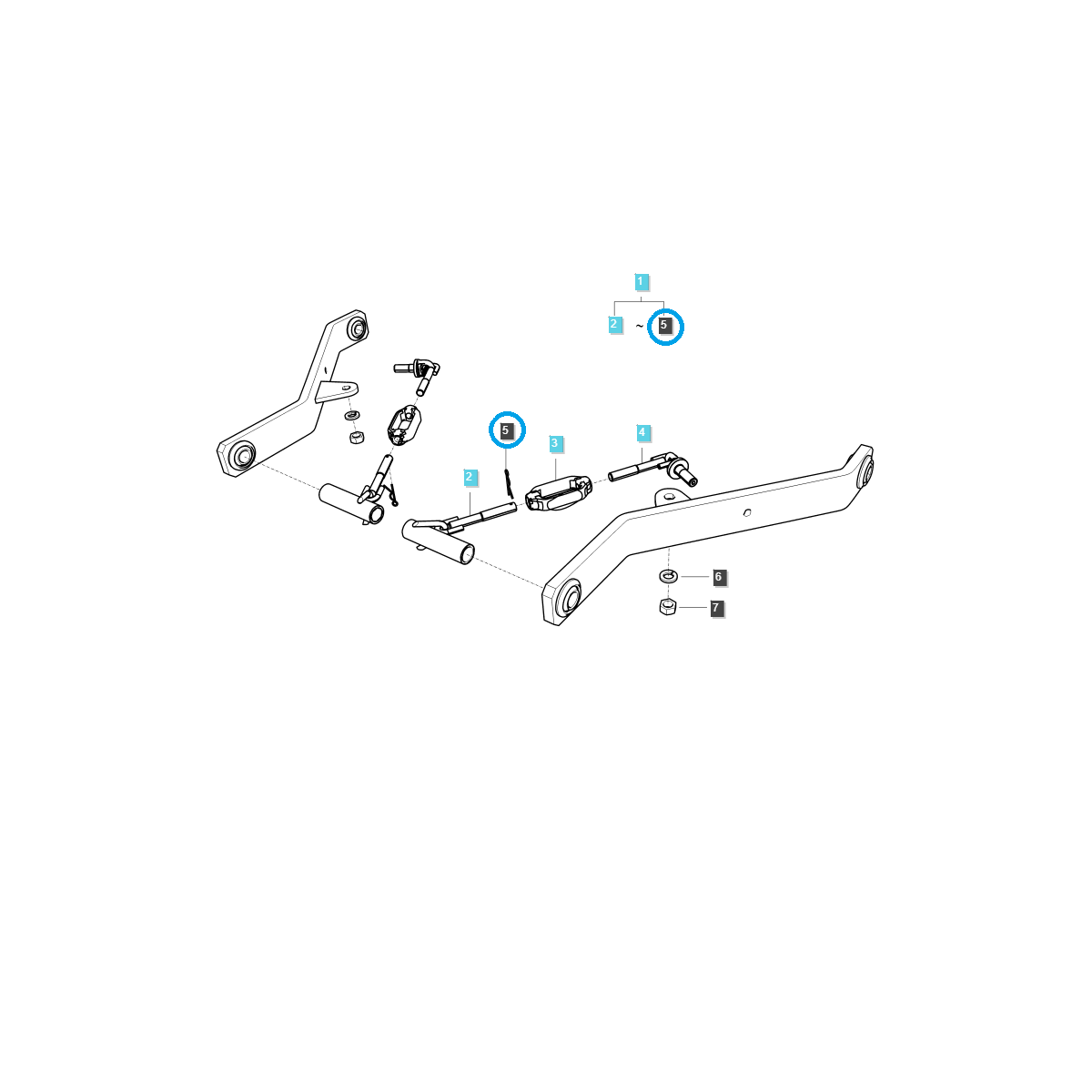 Pasador de bloqueo / Tractor LS / n.º 40029134