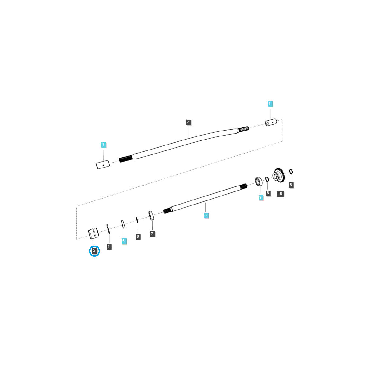 Objímka s frézou / TRG288 / Ls Traktor č. 40009708