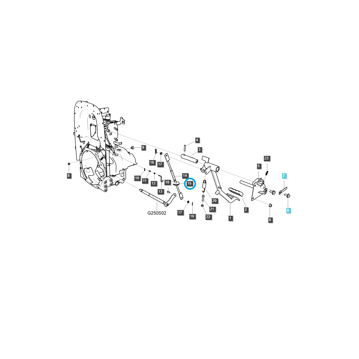 Gumový kryt lanka spojky / LS MT3.40 / LS MT3.55 / LS MT3.57 / LS MT3.60 / LS MT3.50 / č. 40007506