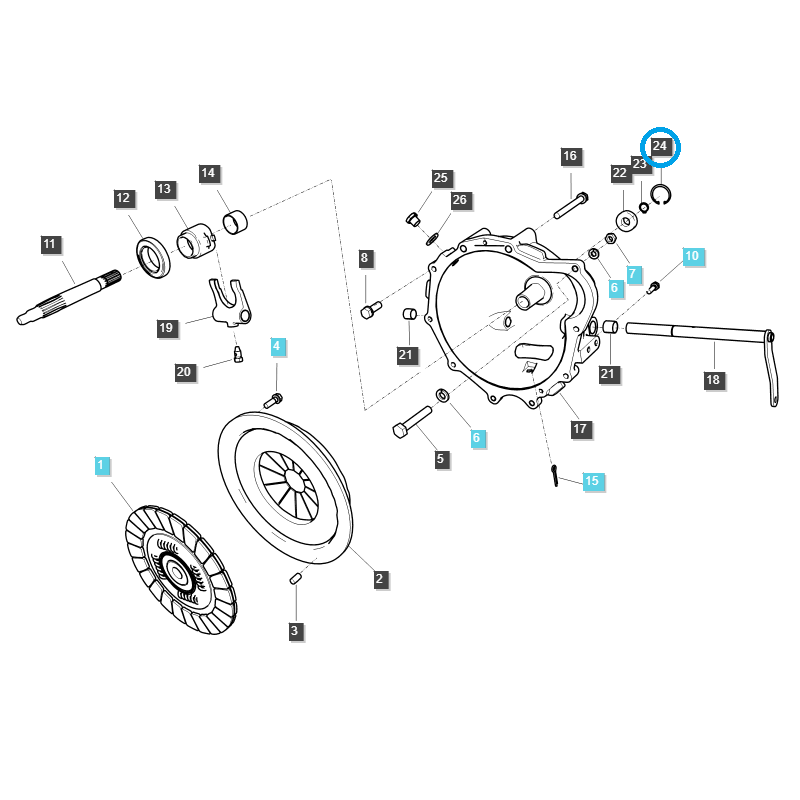 sealants - Snap ring S811047001 / Ls Tractor 40029295