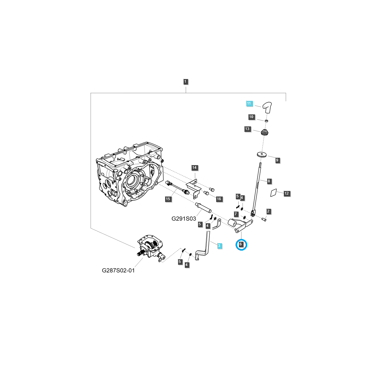 Zapfwellenarm / TRG293 / LS Traktor / Nr. 40255067