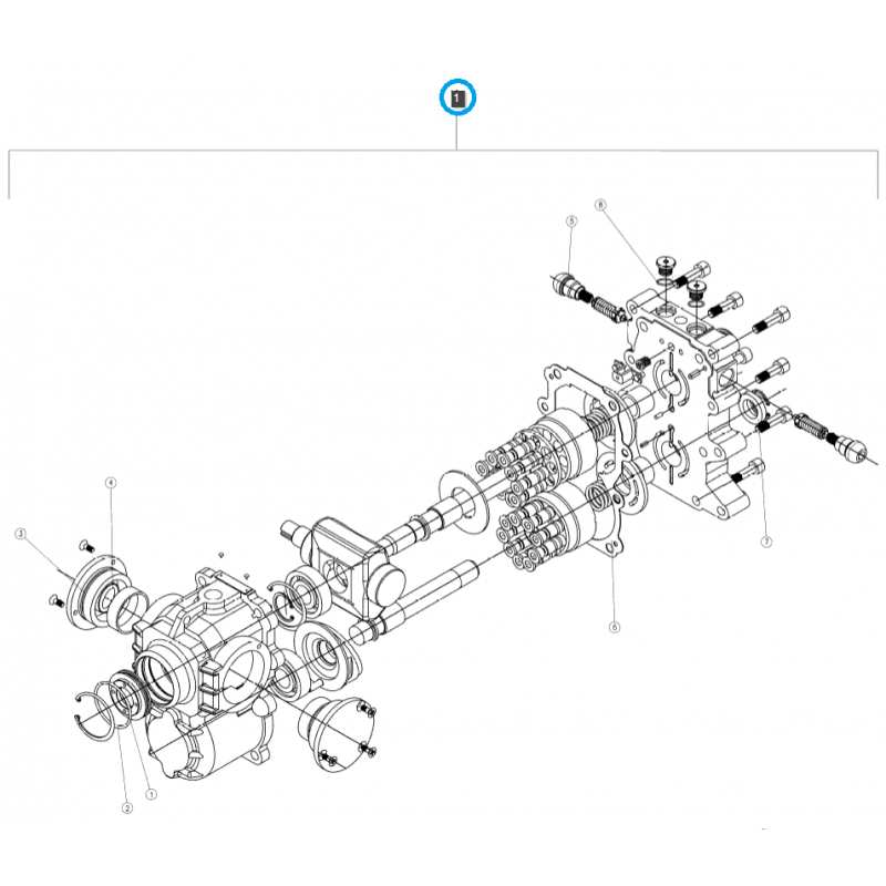 dichtungssätze - Dichtungssatz für Hydrostatgetriebe / LS Traktor / Nr. 40286563