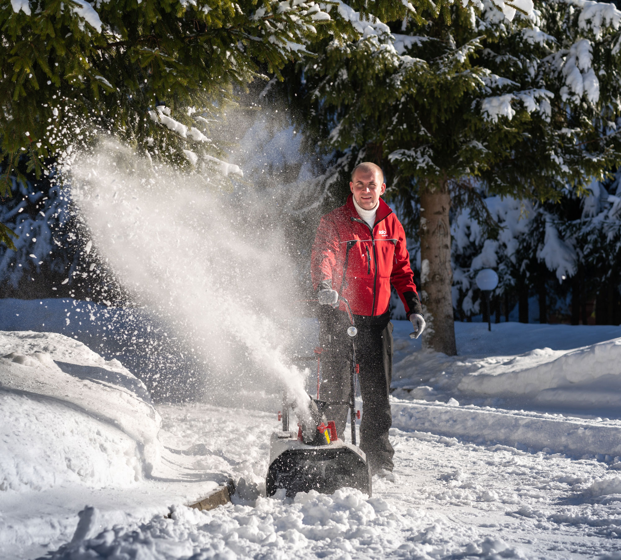 A snow blower is essential equipment for a snowy winter