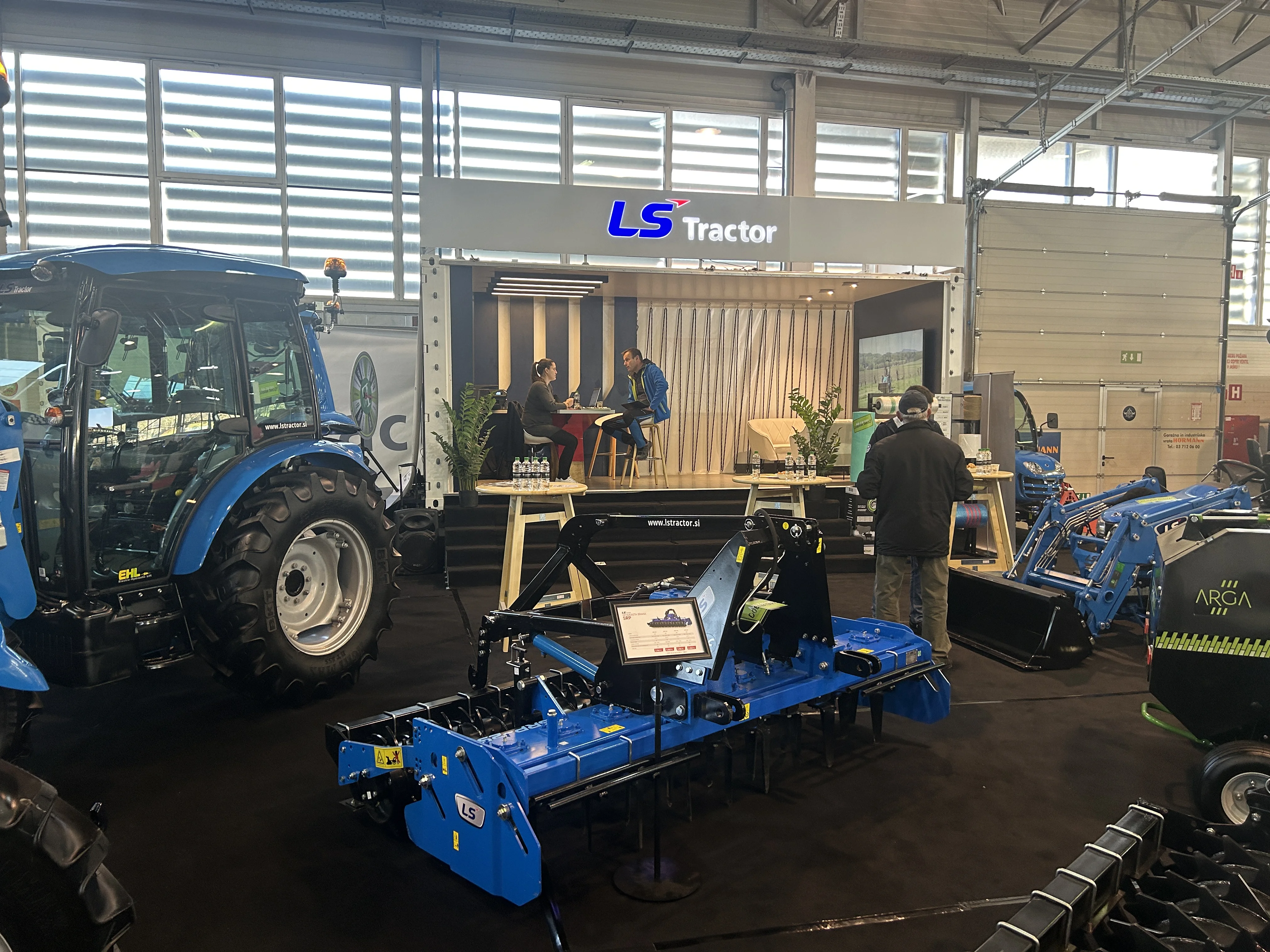 LS Tractor MT 7 number 1 at Agritech 2024 in Slovenia